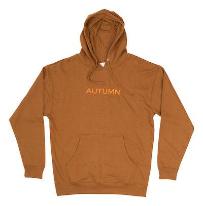2022 Autumn Brand Hooded Sweatshirt in Saddle