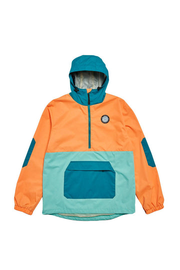 2022 Airblaster Breakwinder Packable Pullover Jacket in Hot Orange