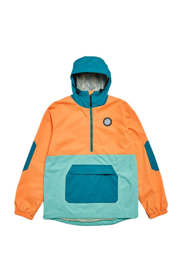 2022 Airblaster Breakwinder Packable Pullover Jacket in Hot Orange