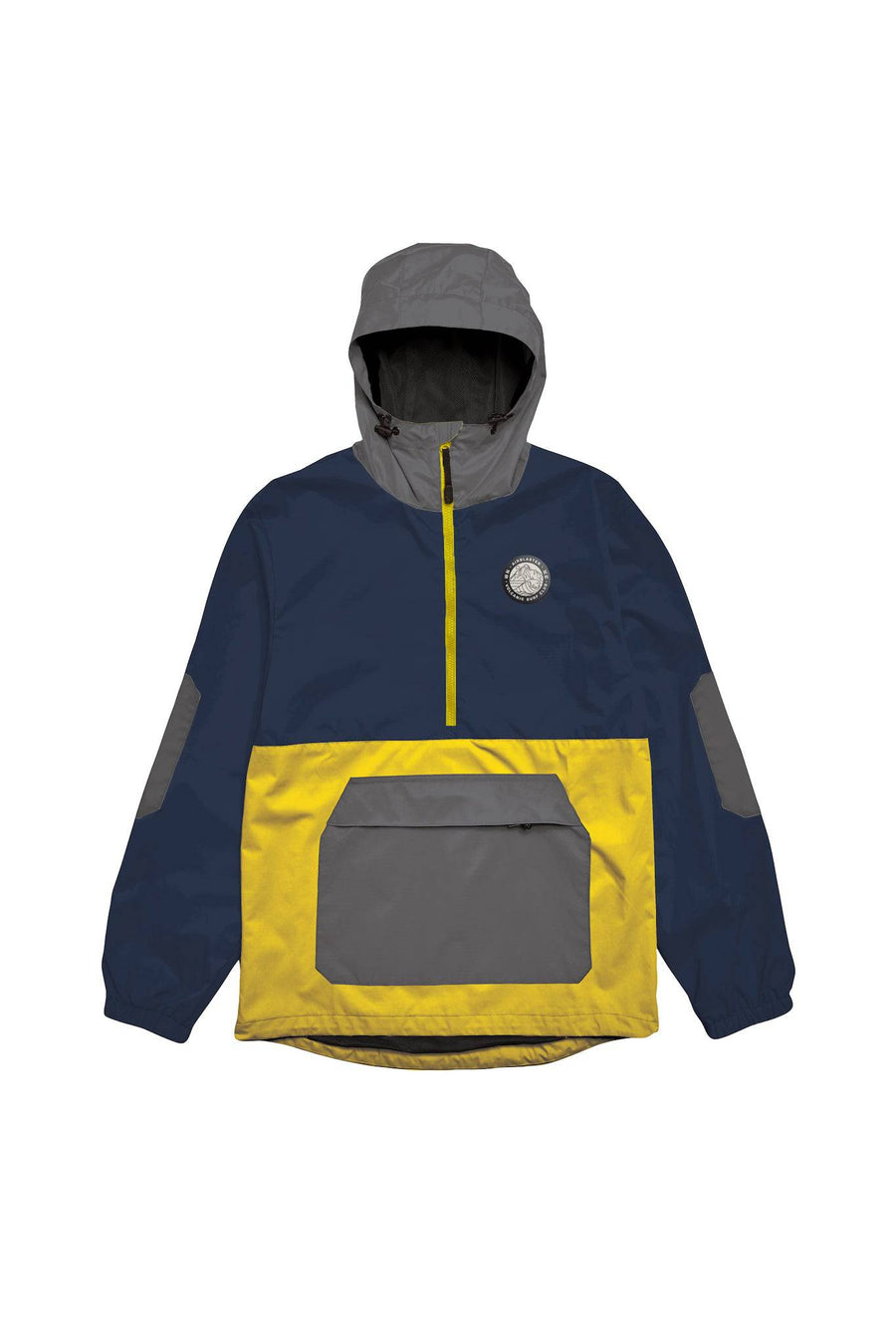 Airblaster Breakwinder Packable Pullover Jacket in Navy and Yolo 2023