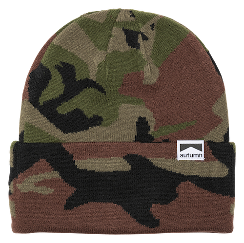 Autumn Camo Beanie In Army - M I L O S P O R T