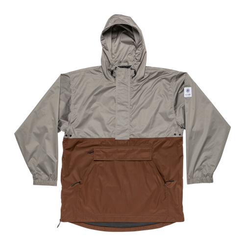 Autumn Cascade Anorak In Grey And Brown - M I L O S P O R T
