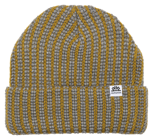 Autumn Chunky Beanie In Grey - M I L O S P O R T
