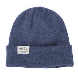 2022 Coal The Uniform Low Beanie in Heather Navy - M I L O S P O R T