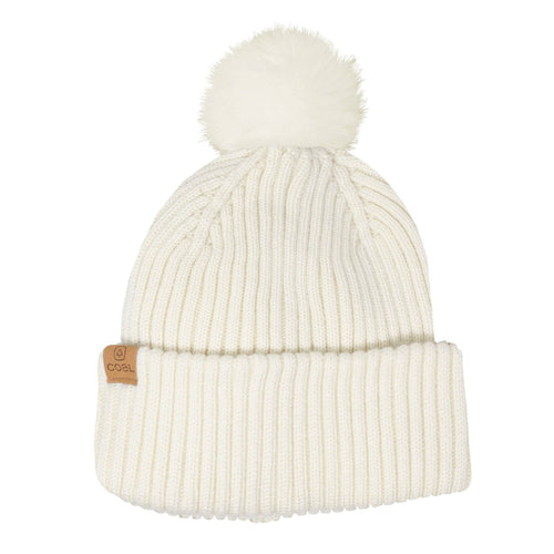 2022 Coal The Willow Womens Beanie in Off White - M I L O S P O R T