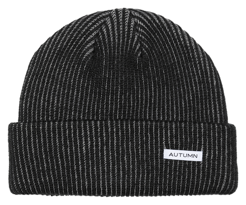 Autumn Cord Beanie In Black - M I L O S P O R T