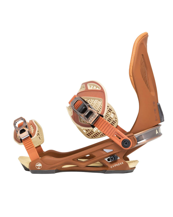 2022 Arbor Cypress Snowboard Bindings in Mark Carter Red - M I L O S P O R T