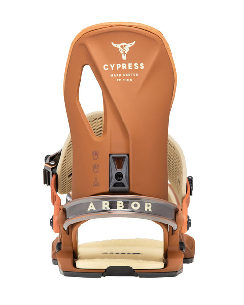 2022 Arbor Cypress Snowboard Bindings in Mark Carter Red - M I L O S P O R T