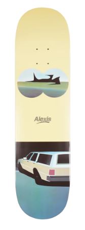 Alltimers Dan Cilman for Alexis Skateboard Deck in 8.3''