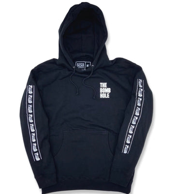 The Bomb Hole Staple Hoodie in Black