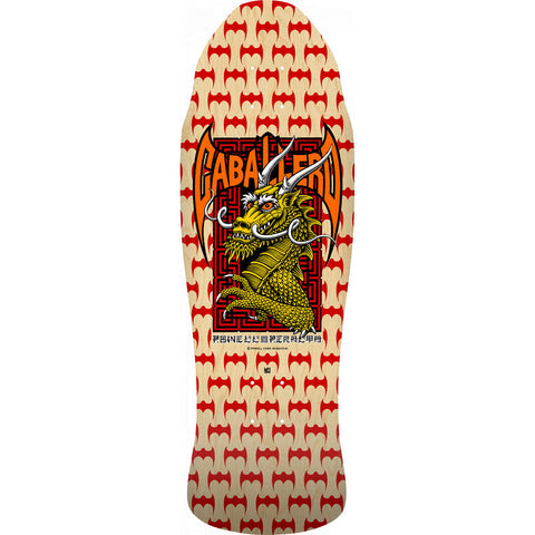 Powell Peralta Caballero Street Dragon Natural Reissue Shaped Skateboard Deck in 9.625" - M I L O S P O R T