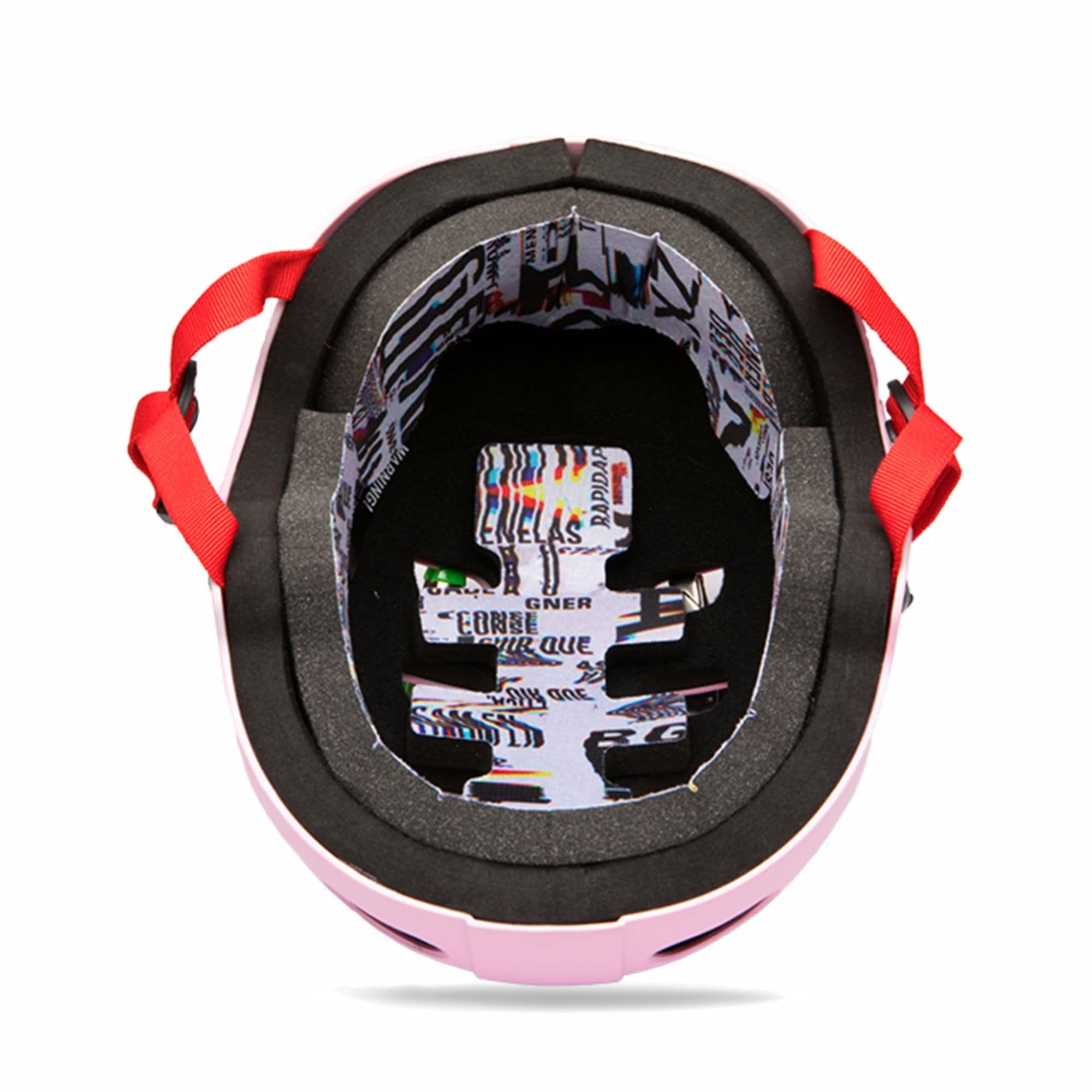 Destroyer DH1 EPS Certified Skate Helmet in Pink Dystipia - M I L O S P O R T