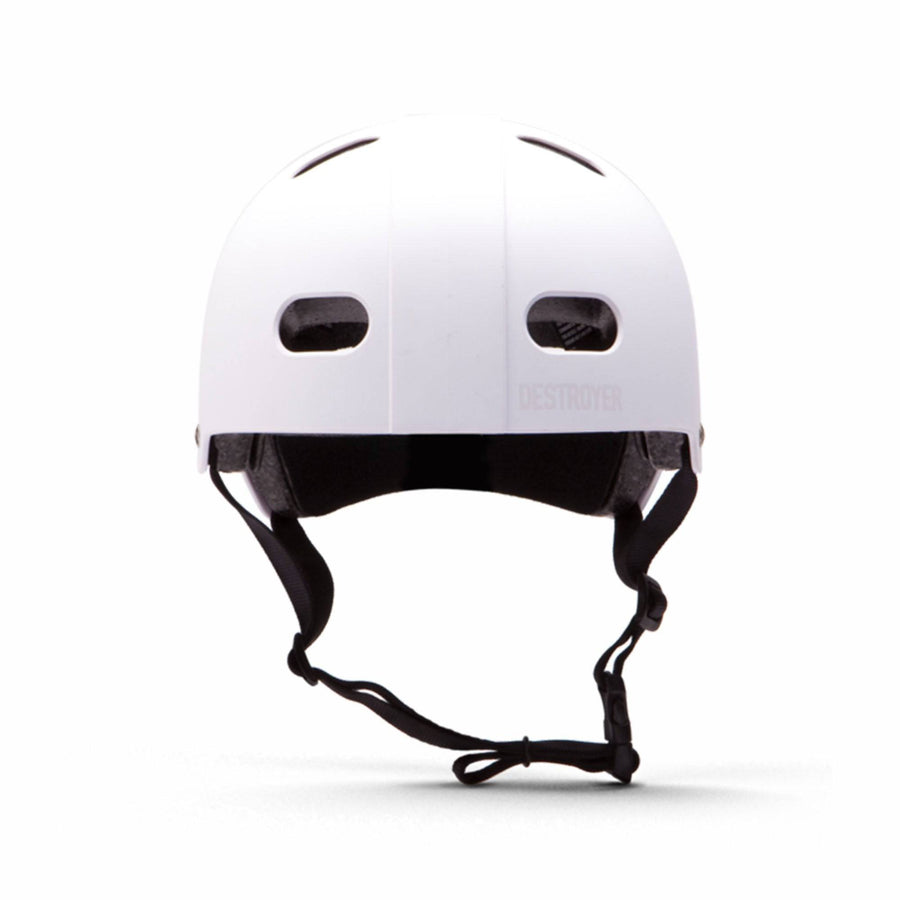 Destroyer DH1 EPS Certified Skate Helmet in White Spectrum