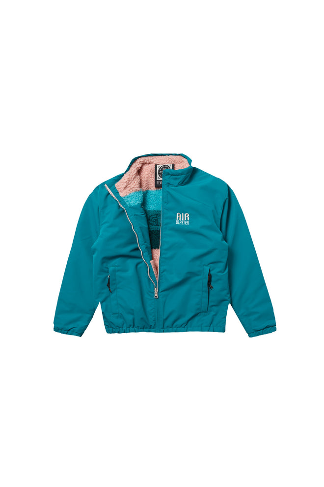 Airblaster Youth Double Puffling Jacket in Ocean Blush Stripe 2023 - M I L O S P O R T