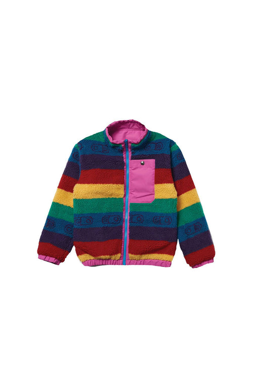 Airblaster Youth Double Puffling Jacket in Rainbow Stripe 2023 - M I L O S P O R T