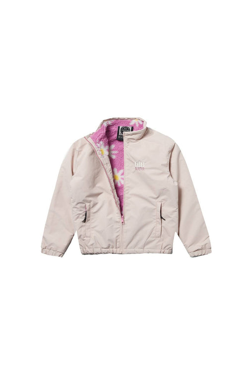 Airblaster Youth Double Puffling Jacket in Super Pink Big Daisy 2023 - M I L O S P O R T
