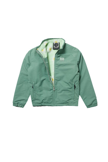 Airblaster Double Puff Jacket in Lichen and Mint Daisy 2023