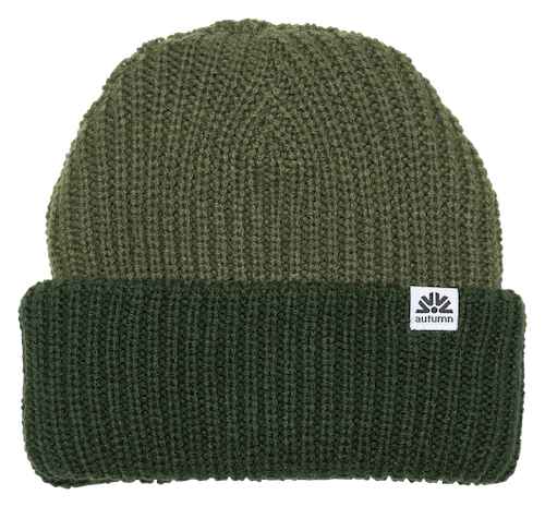 Autumn Dual Tone In Beanie Dark Green - M I L O S P O R T