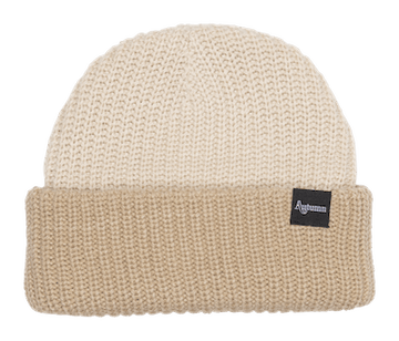2022 Autumn Simple Dual Tone Beanie in Khaki