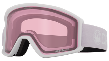 Dragon DXT Snow Goggle in the Lilac Lite Frames with a Lumalens Rose Lens 2023