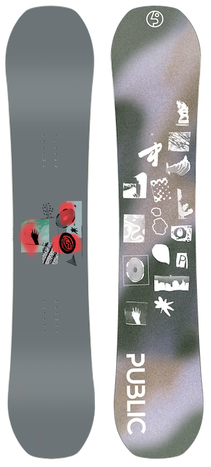 Public Darrel Mathes Public Display Flat to Gradual Rise Snowboard 2023 - M I L O S P O R T