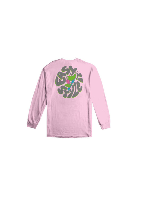 Airblaster Easy Style Long Sleeve T Shirt in Soft Pink 2023