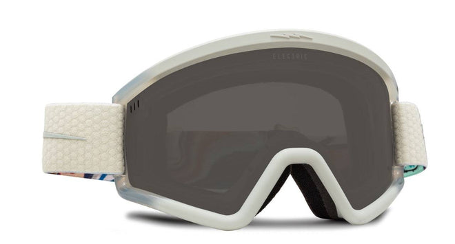Electric Hex Snow Goggle in the Lurking Class Collab Frames with a Dark Grey Lens and a Yellow Bonus Lens 2023 - M I L O S P O R T