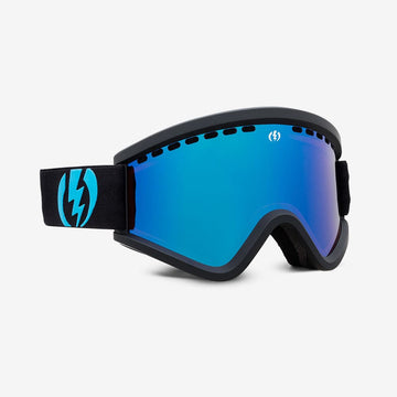 2022 Electric EGV Snow Goggle in Matte Black With a Blue Chrome Lens