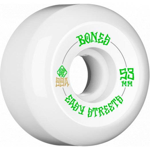 Bones Easy Streets 53mm 99A STF V5 Skate Wheel in White