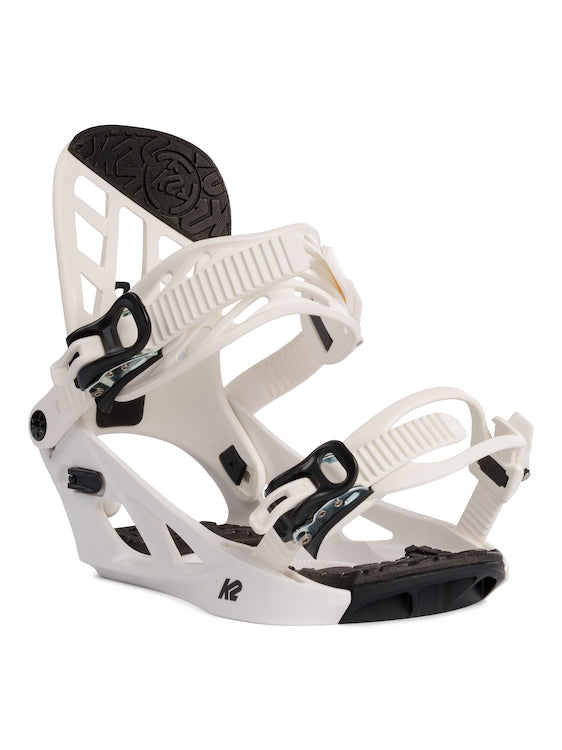 K2 Sonic Snowboard Binding in Off White 2023 - M I L O S P O R T