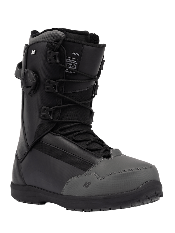 2022 K2 Darko Snowboard Boot in Black and Charcoal