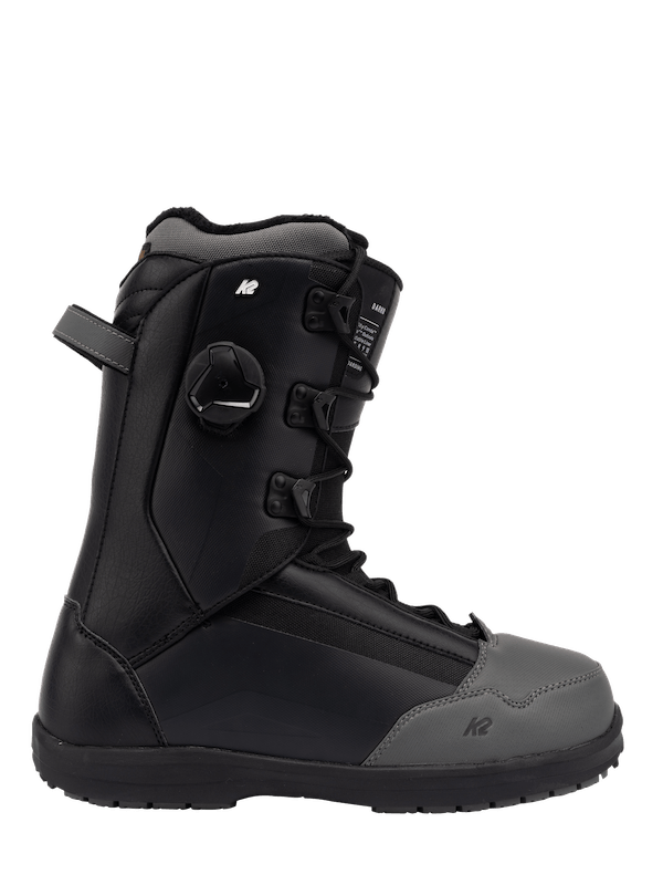 2022 K2 Darko Snowboard Boot in Black and Charcoal