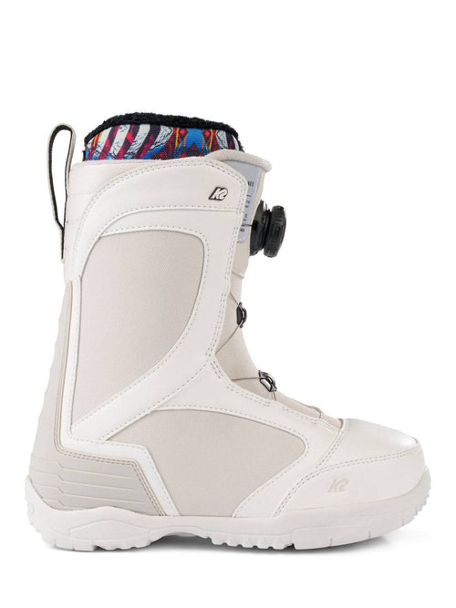 K2 Benes Womens Snowboard Boot in White 2023 - M I L O S P O R T