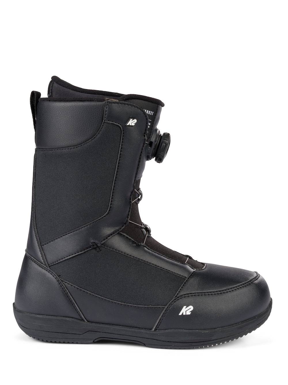 K2 Market Snowboard Boot in Black 2023 - M I L O S P O R T