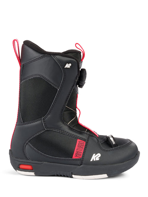 K2 Mini Turbo Kids Snowboard Boot in Black 2023 - M I L O S P O R T