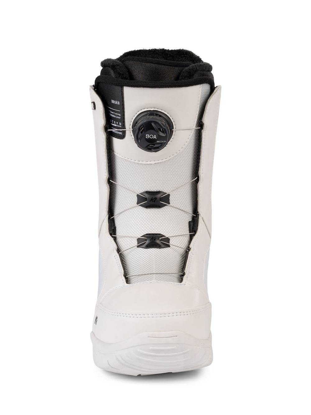 K2 Rosko Snowboard Boot in White 2023 - M I L O S P O R T