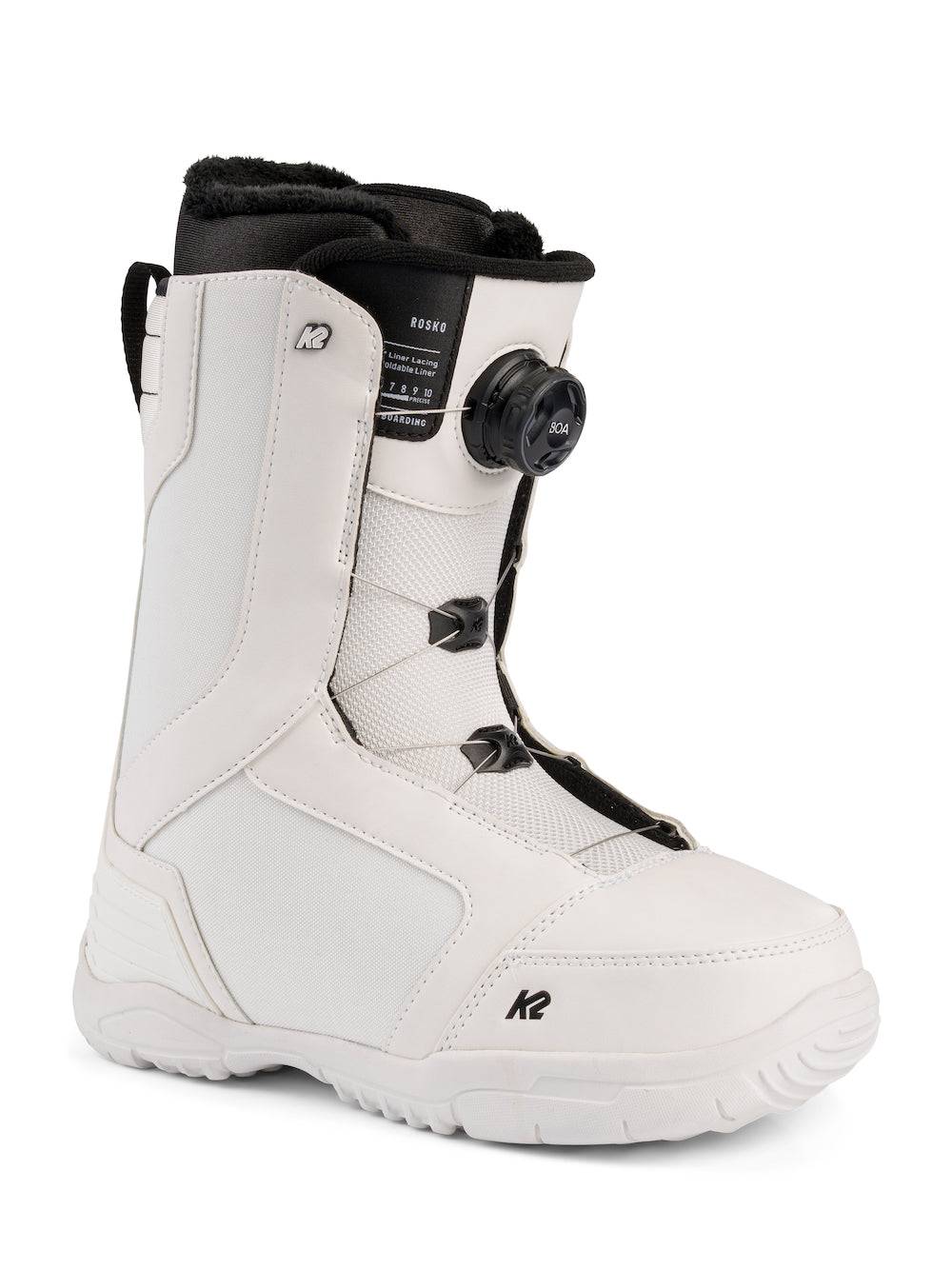 K2 Rosko Snowboard Boot in White 2023 - M I L O S P O R T