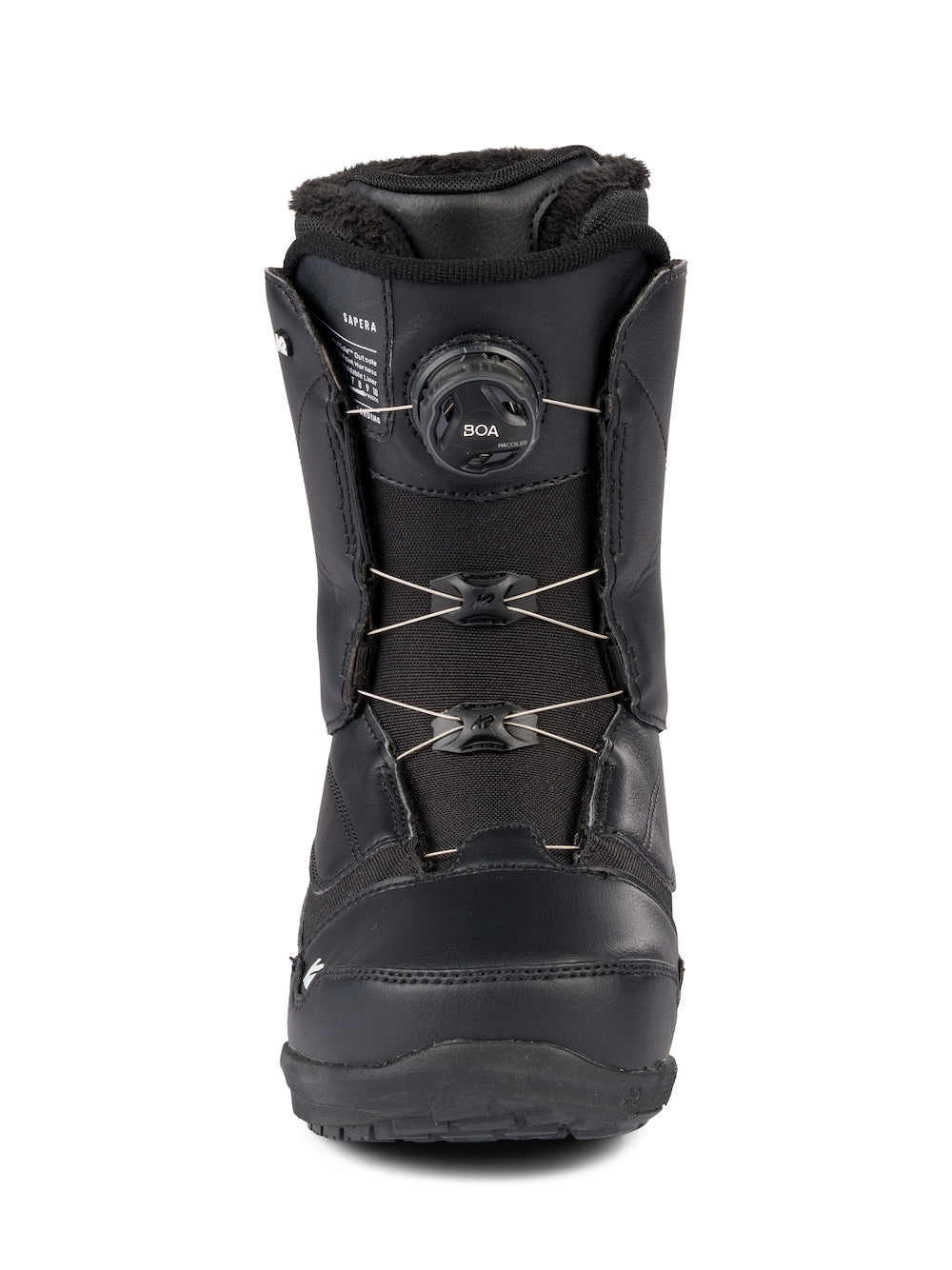 K2 Sapera Womens Snowboard Boot in Black 2023 - M I L O S P O R T
