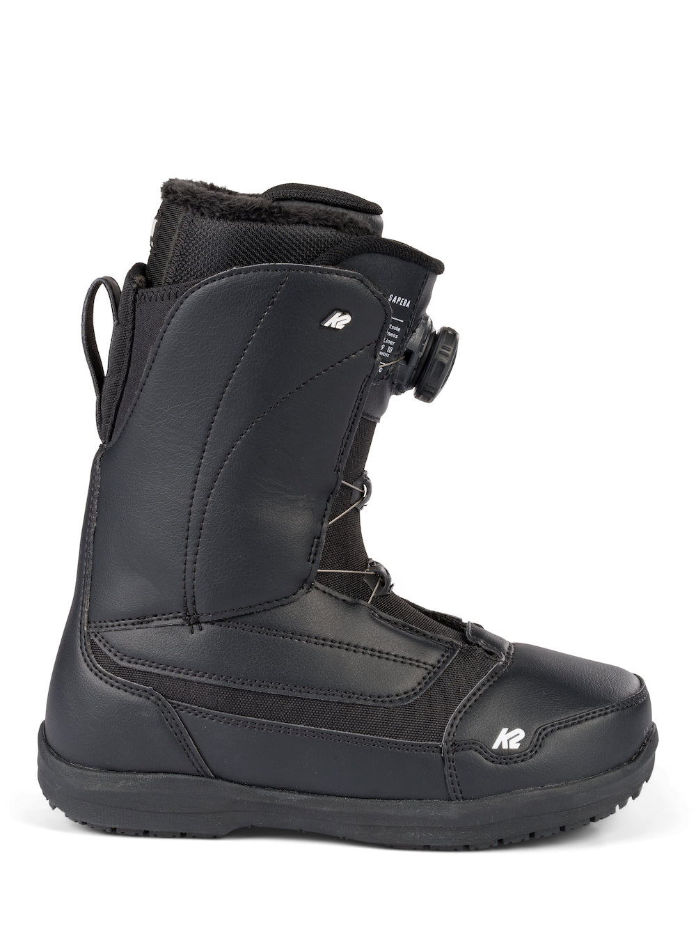 K2 Sapera Womens Snowboard Boot in Black 2023 - M I L O S P O R T