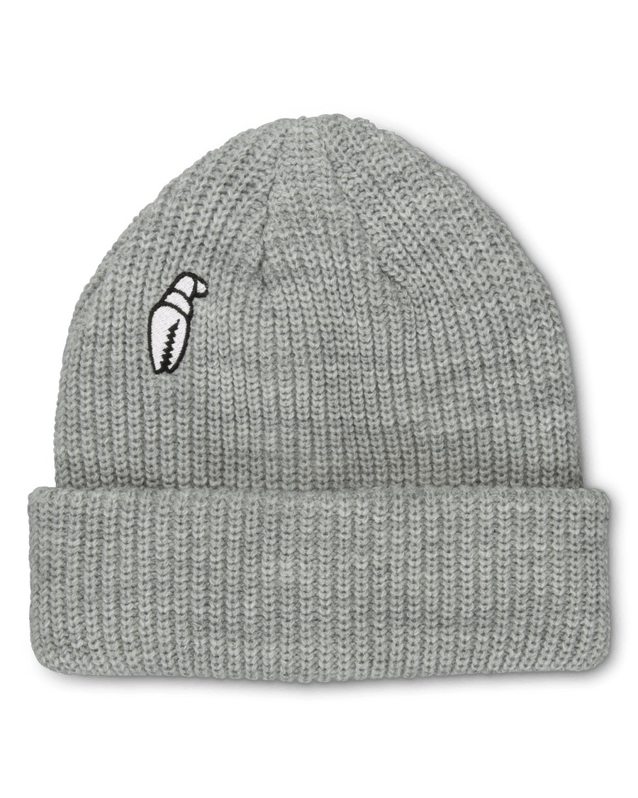 2022 Crab Grab High Mark Beanie in Heather Grey