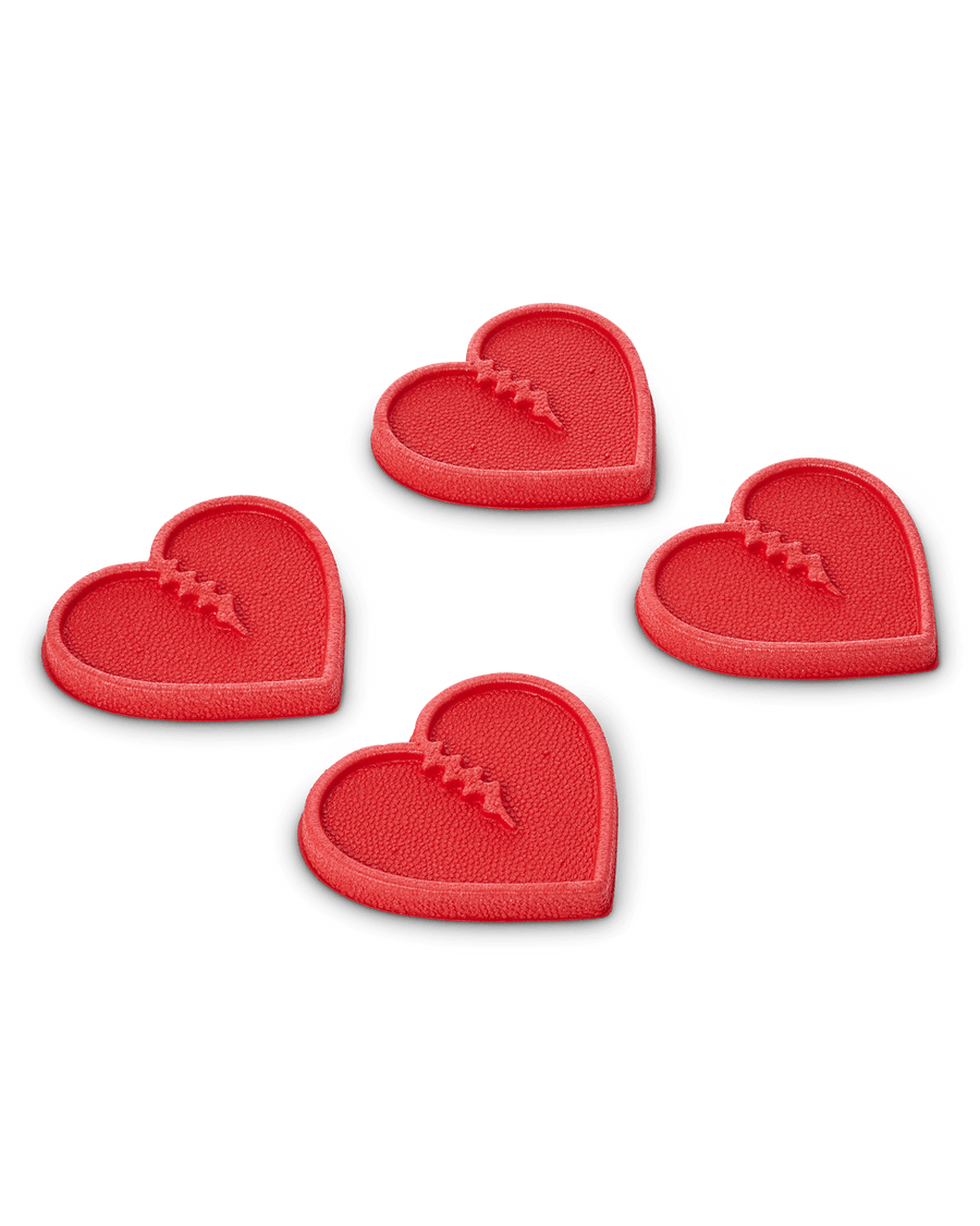 2022 Crab Grab Mini Hearts  in Red Stomp Pad