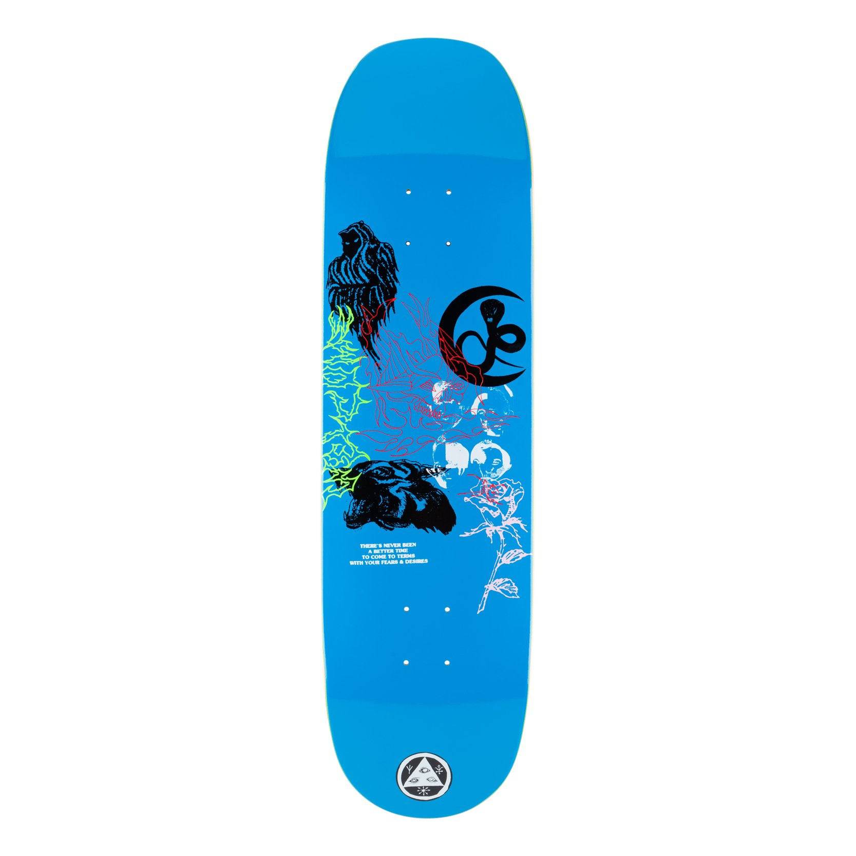 Welcome Flash on Moontrimmer 2.0 Skate Deck in 8.5" - M I L O S P O R T