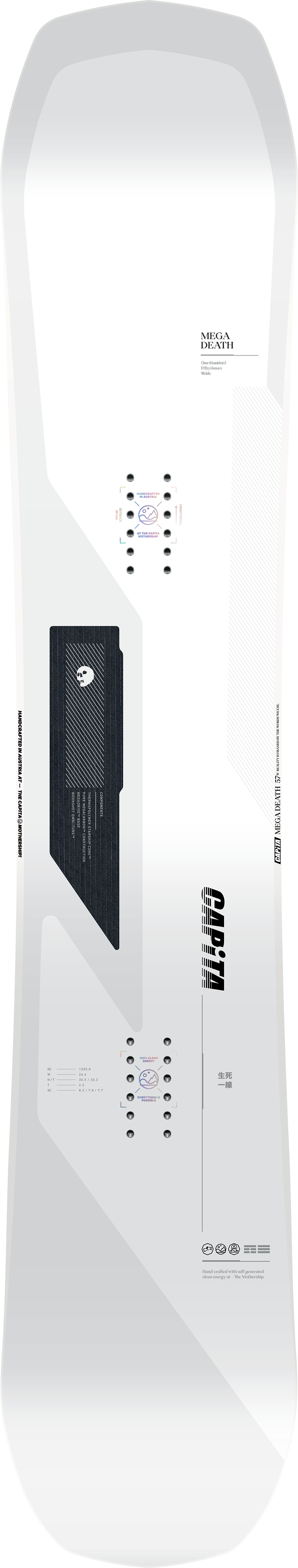 Capita Mega Death Wide Snowboard 2024 - M I L O S P O R T