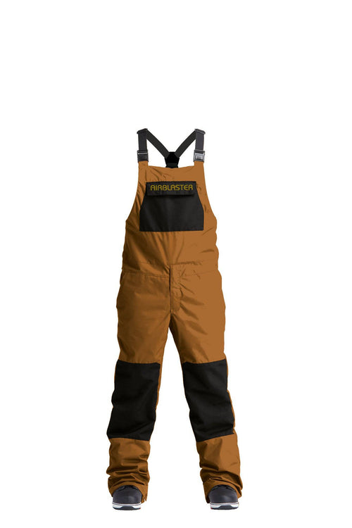 2022 Airblaster Freedom Bib Snow Pant in Grizzly