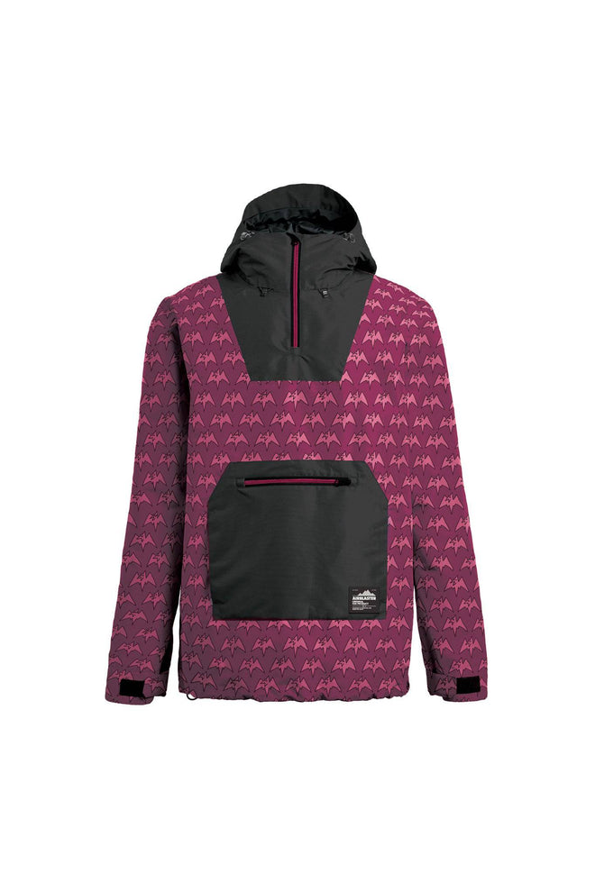 Airblaster Freedom Pullover Jacket in Magenta Terry 2023 - M I L O S P O R T