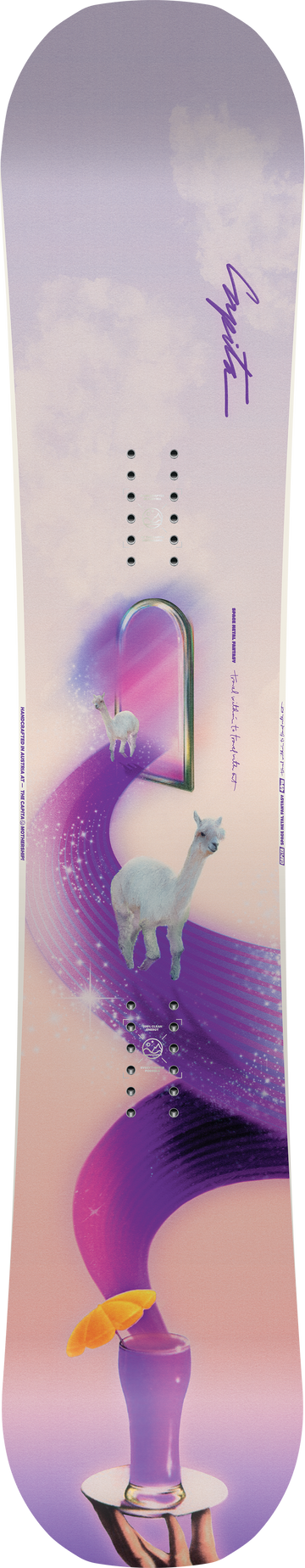 Capita Space Metal Fantasy Wide Womens Snowboard 2024