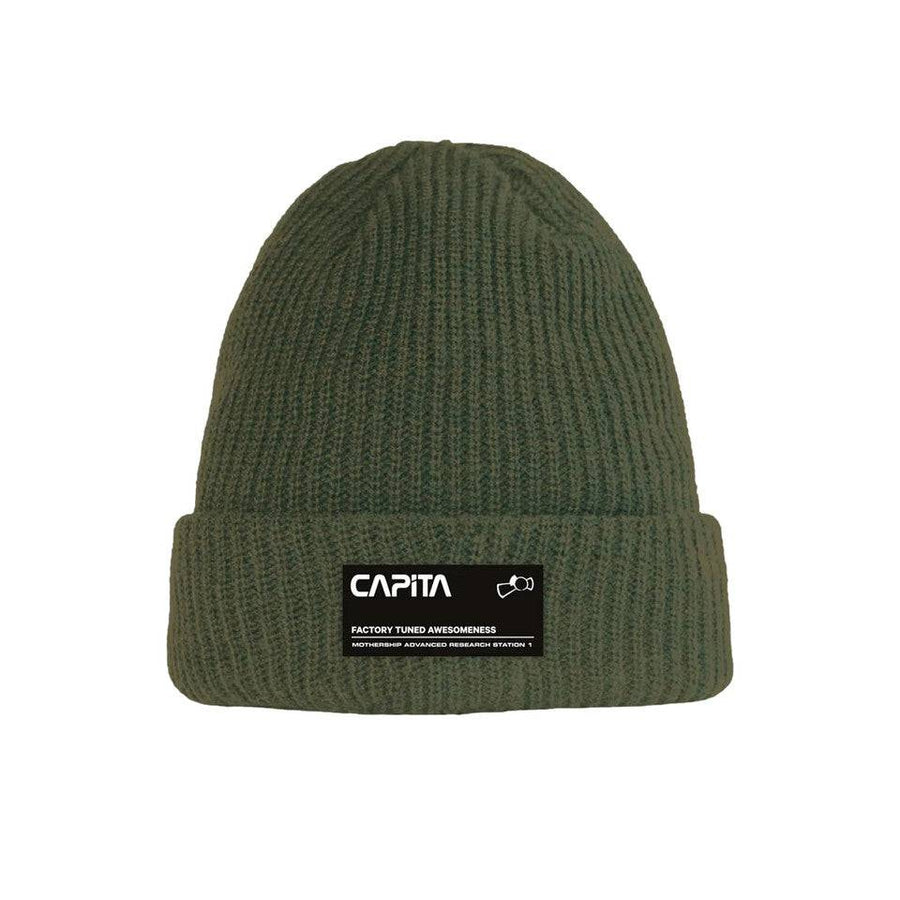 Capita Factory Beanie in Olive Green 2023