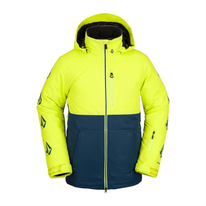 2022 Volcom Deadly Stones Insulated Jacket in Lime - M I L O S P O R T