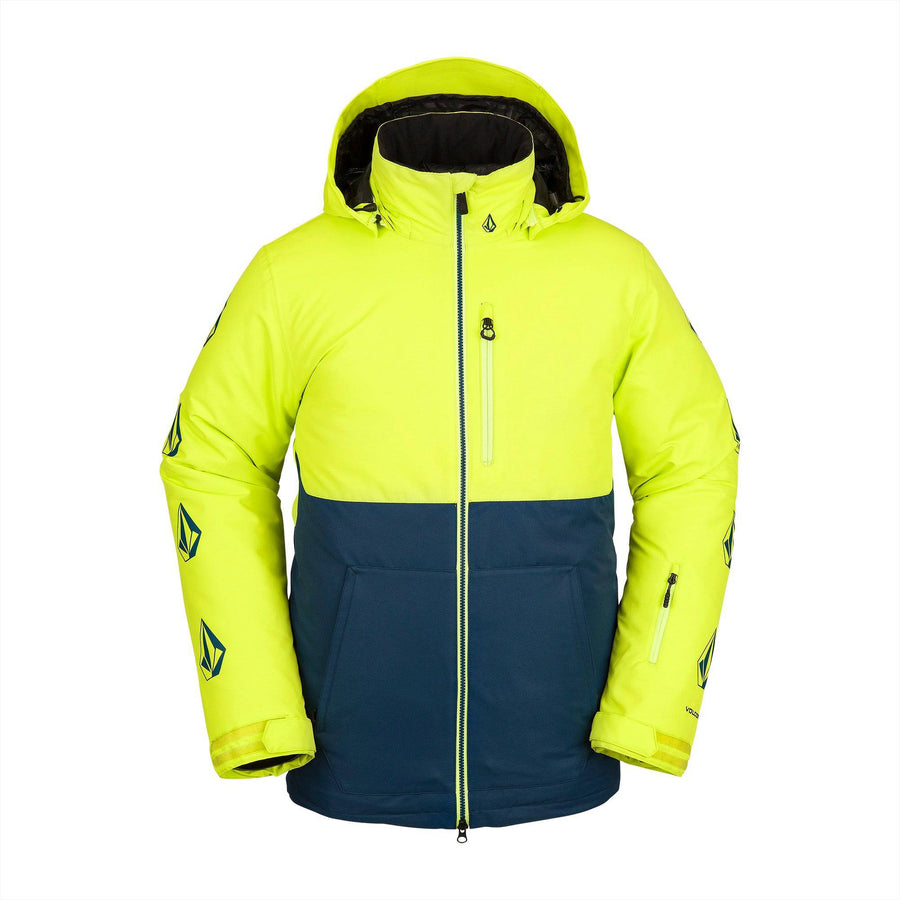 2022 Volcom Deadly Stones Insulated Jacket in Lime