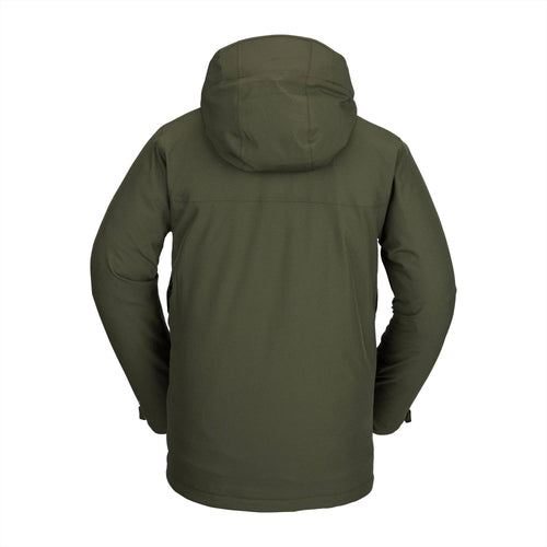 2022 Volcom Deadly Stones Insulated Jacket in Saturated Green - M I L O S P O R T
